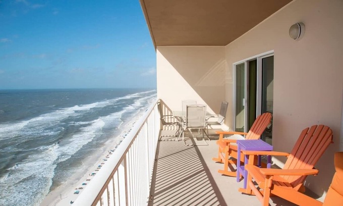 Gulf Shores Condo | Endless Gulf balcony views! Nonsmoking 2/2 Condo, 1100 sq ft. sleeps 6