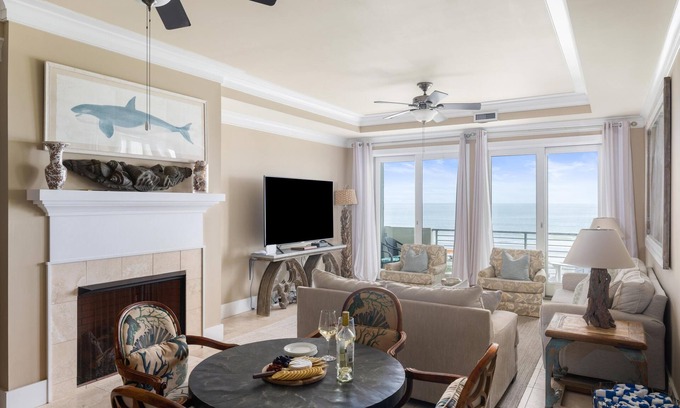 Folly Beach House | Endless Ocean Views, Walk Everywhere