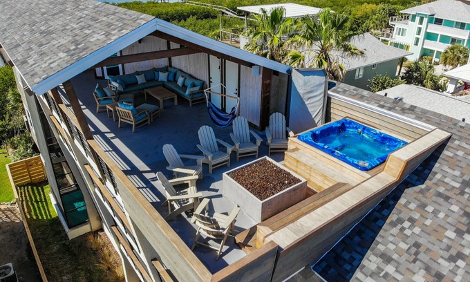 Bethune Beach House | Enjoy the Best Time of the Year in Florida at Redfish Dance ~ Riverfront Pool Home with Dock - 6958T