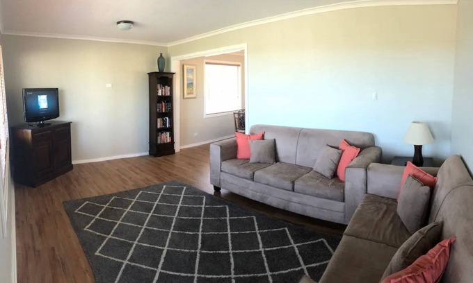 Guilderton House | Enjoy the front balcony where you can sit and watch the sun set