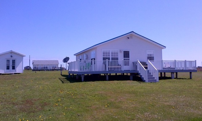 Darnley Cabin | Enjoy the stunning views from the Decks of Forget Me Not Cottage in Darnley, PEI
