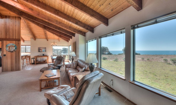 Sea Ranch House | Enjoy unobstructed ocean and sunset views
