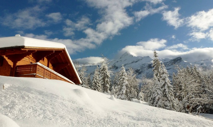 Ormont-Dessus Ski Chalet | Entire chalet with spectacular view -10 pers