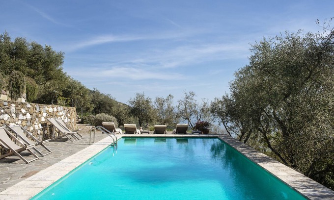 Monterosso al Mare Villa | Eremo della Maddalena in Cinque Terre , private pool