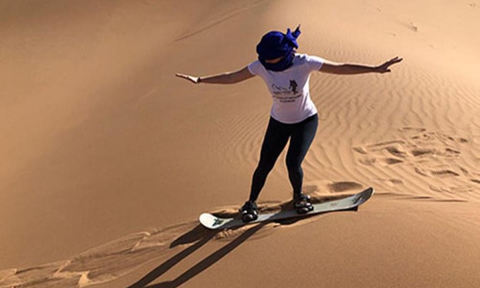 M'Hamid El Ghizlane Other | Erg Lihoudi Luxury desert camp with Camel ride, meals & sandboarding