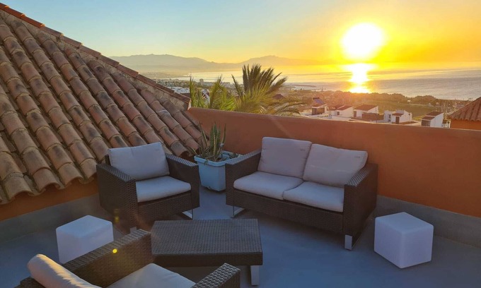 Alcorrin Apartment | PENTHOUSE WITH AC, SEA VIEW, PANORAMIC TERRACE OF 100 M2 LOUNGE TRANSATS