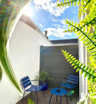Sainte-Anne - Faubourg Noyon Apartment | Escale bohème - Terrasse en centre-ville - Gare