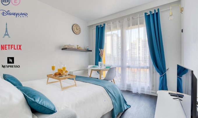 Rosny-sous-Bois Apartment | Escapade entre Paris &Disney Gare RER 2 min