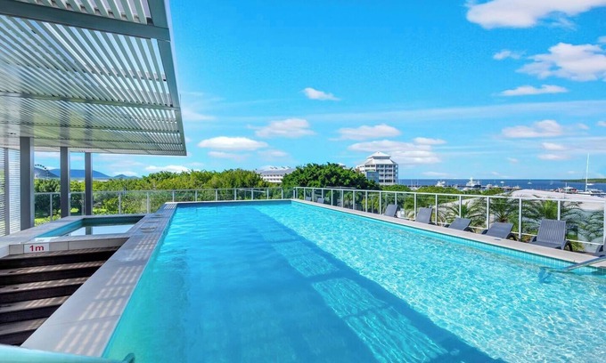 Cairns Central Business District Apartment | Escape at Harbour Lights Poolside Chic in the City