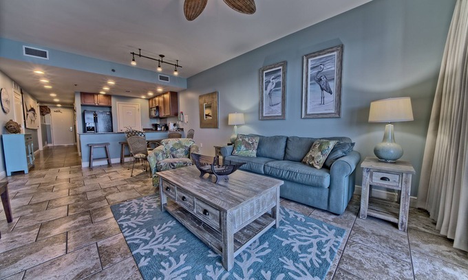 Panama City Beach Condo | Escape The Crowds, Beach Chair Service/Gulf Side View, Free Wifi