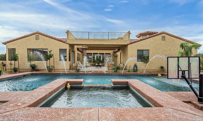Laredo Ranch House | Escape to our peaceful Rancho retreat—a spacious 3,200 sq ft large property.