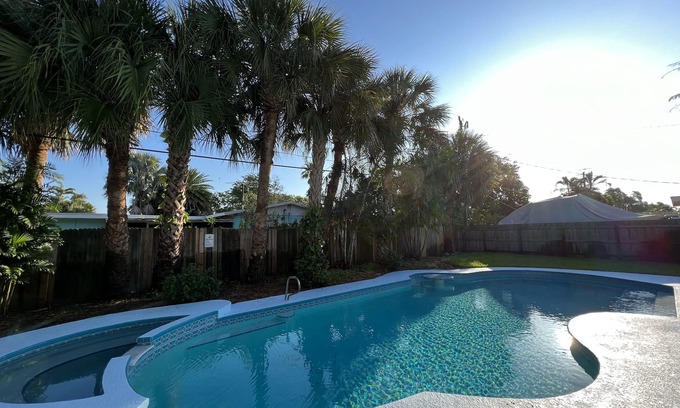 South Patrick Shores House | Escape to Paradise! Stunning Poolside Haven Just Moments from the Shore.