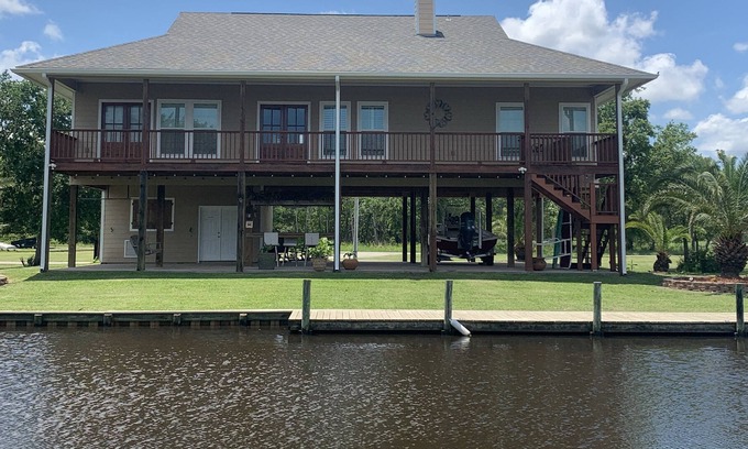 Shoreline Park House | Escape to The Bay! Waterfront House with Boat Dock, Minutes From All the Fun!