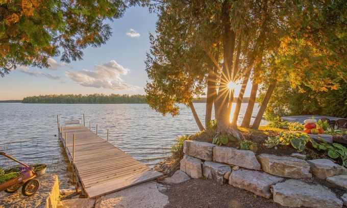 Baileys Harbor House | "Escape to tranquility and serenity at this family retreat lake house."