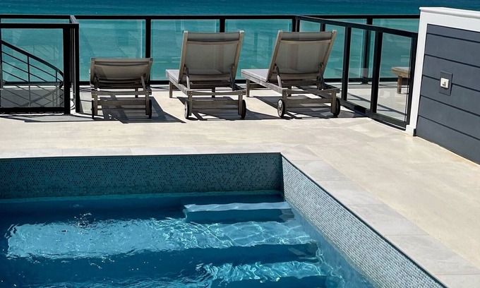 Crystal Beach House | Esmeralda Villa: Beachfront Luxury, Gulf of Mexico, Private Pool & Movie Theater