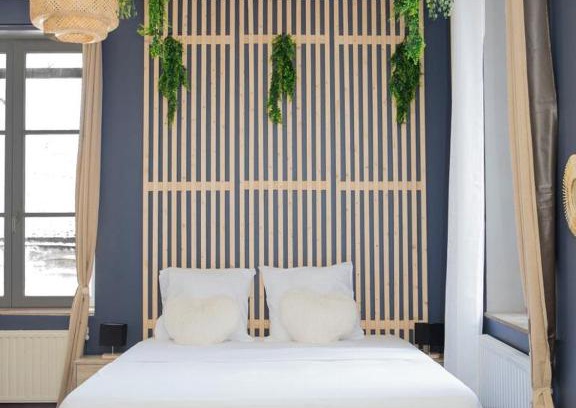 Soissons Apartment | EVASION TROPICALE - studio avec spa, cosy et rénové au cœur de Soissons - 2 pers
