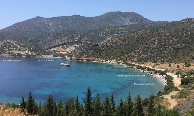 Datca City Center Condo | evdatca, Bahçe Kat, 1+1 daire