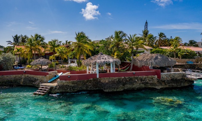 Belnem Villa | Exceptional oceanfront villa with direct private access to the Caribbean Sea