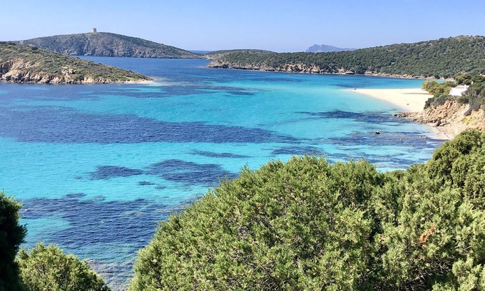 Teulada Villa | Exclusive cottage a few steps from the beach with a view of Tuerredda