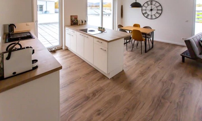 Mietersheim Apartment | Exclusive COZY 3-room penthouse with large roof terrace *near Europa Park*