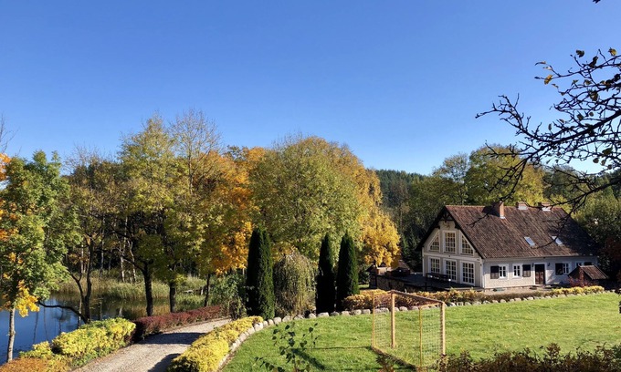 Mragowo House | EXCLUSIVE house directly at private Lake set in more than 70 Ha. of meadow.