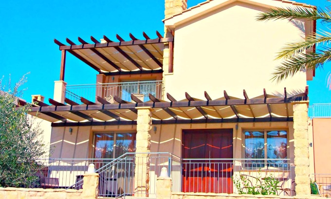 Polis Villa | Exclusive Luxury Villa - Private Sandy Beach -Infinity Pool -Hot Tub -Games Room