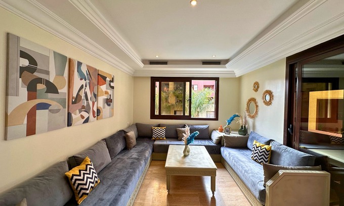 Semlalia Apartment | Exclusive Luxury Stay : Pool, Jacuzzi & Concierge