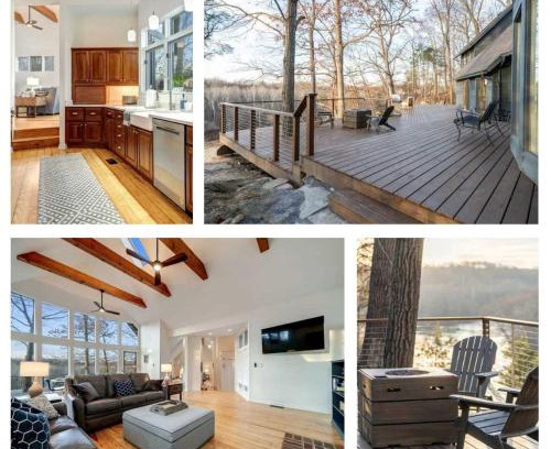 Shepherdstown House | Exclusive Wooded Chalet w Magnificent River Views