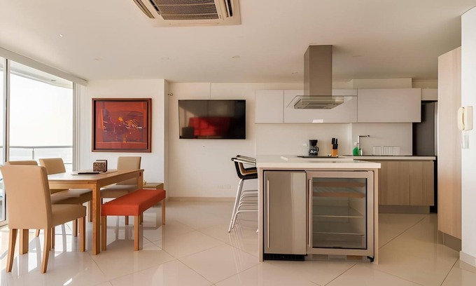 Bocachica Apartment | ¡exclusivo Apartamento de Lujo Frente al mar en Cartagena,ubicado en El Laguito!