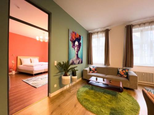 Old Town Apartment | Exklusives Leipzig City Apartment Flowers