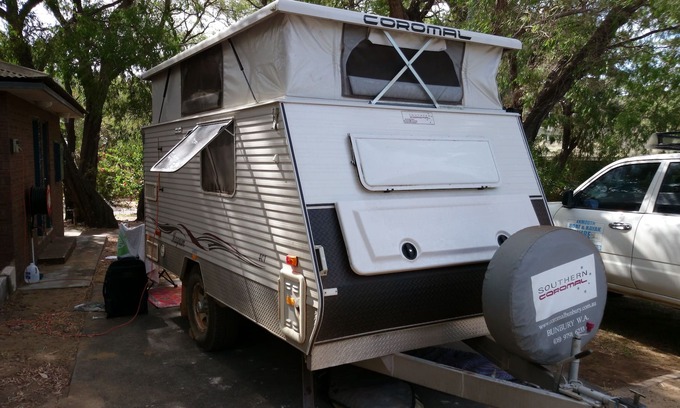 Exmouth House | Exmouth Explorer Caravan Hire. Please book your site before booking the van