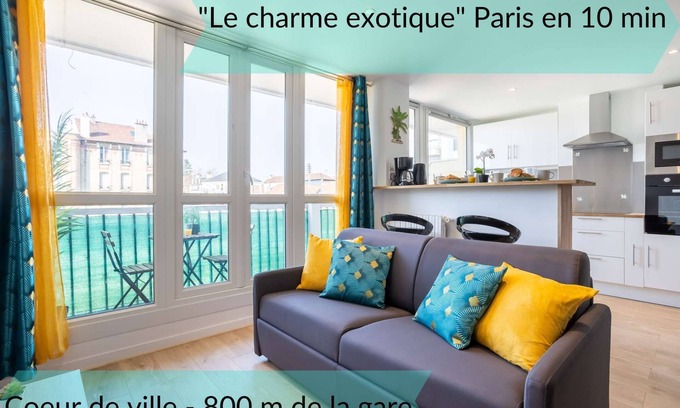 Argenteuil Apartment | Exotic charm-Paris in 10 minutes