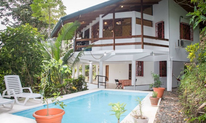 Quepos House | Exotic Escape to Rainforest Home with Pool, Gated, <10 Min To Beach, WiFi/AC