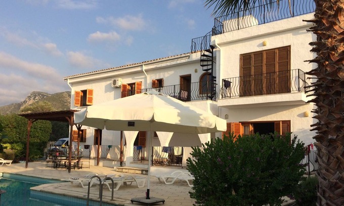 Bellapais Villa | Expansive 4 bedroom villa with fabulous views, large pool and gardens