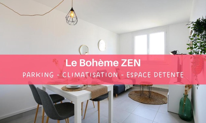 Bascule - Oratoire Apartment | expat renting - Le Bohème Zen - Proche Airbus