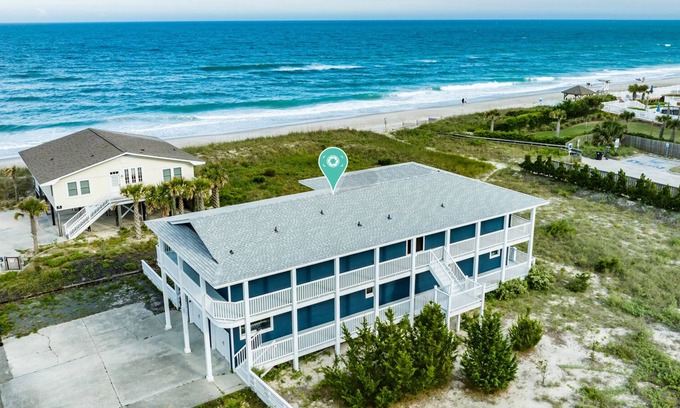 Shell Island House | Experience island life with amazing views and easy beach access! 6BR, 5BA