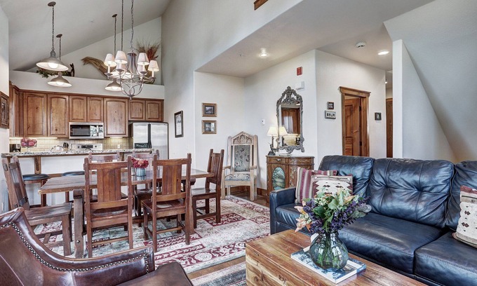 Four O'Clock House | Experience mountain living at its finest at Amber Sky townhome in Breckenridge!