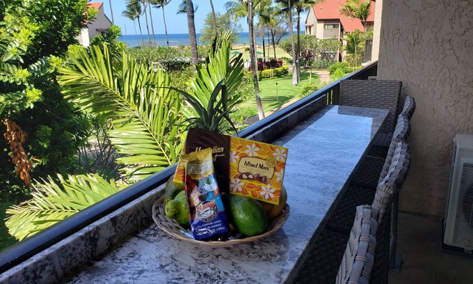 Kihei Condo | Experience paradise! Kihei's beachfront 3-bedroom condo, with vehicle.