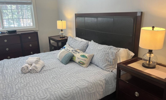Kings Beach House | Experience Tahoe at its best by staying at this adorable cottage rental.