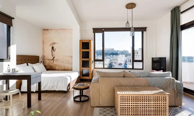 Monastiraki Apartment | Explore Nightlife Near an Apartment With an Acropolis View