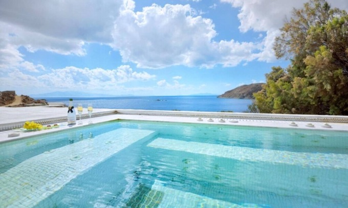 Mykonos Town Villa | Extravagant Mykonos Villa | 15 Bedrooms | Villa Cronus | Stunning Sea Views | Great for Larger.