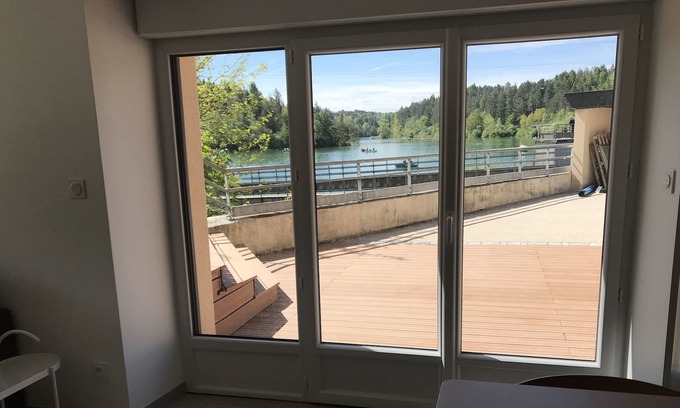 Pont-de-Poitte House | F3 (70m2): Cottage with breathtaking views of the Ain and Vouglans