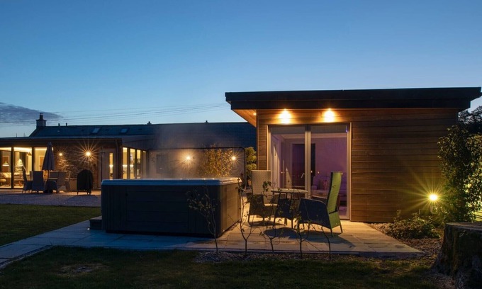Dumfries Cottage | Fabulous Cottage with stunning views, with large hot tub