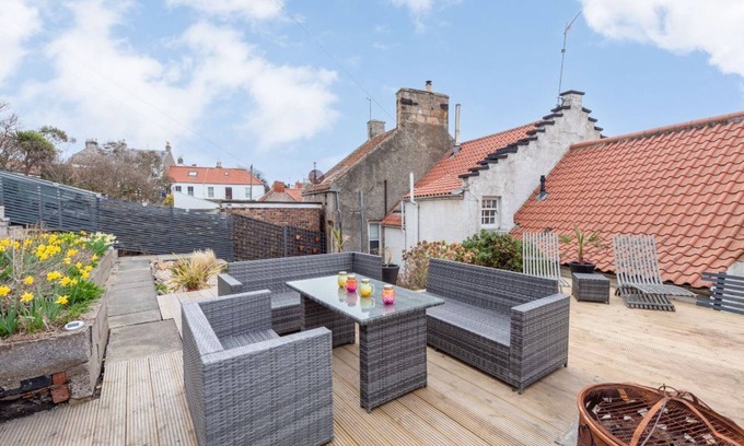 St Monans Cottage | Fabulous three-storey townhouse with stunning outside space and amazing views