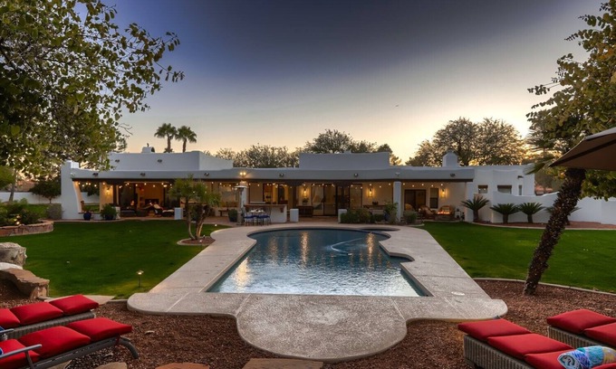 Cactus Acres House | Fabulous Vacation Oasis, with an amazing pool, spa and a grand backyard to play!