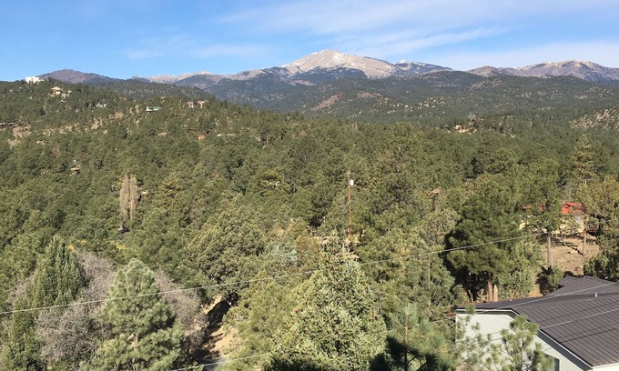 Ruidoso Apartment | Fabulous view of Sierra Blanco