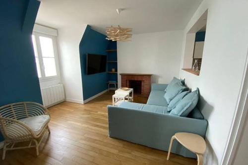 Saint-Valery-en-Caux Apartment | Face mer - 95m2 - 3ch vue mer - 8 personnes