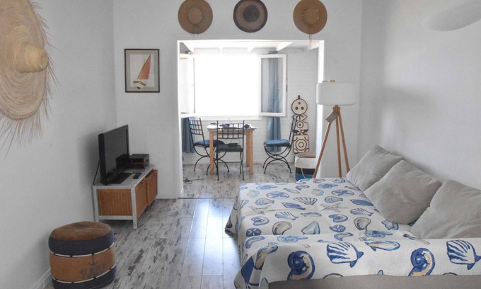 Le Brusc Apartment | Facing the beach, air-conditioned, WiFi, parking, everything within walking distance, ideal for.