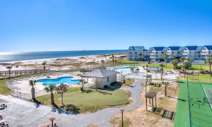 Fort Morgan Condo | FALL FLASH SALE-Beautiful Ocean View from Living Room and Master Bedroom