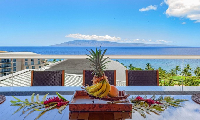 Honokowai Condo | FALL SPECIAL K1019: Rare Honua Kai Penthouse~ Panoramic Ocean Views, Private BBQ